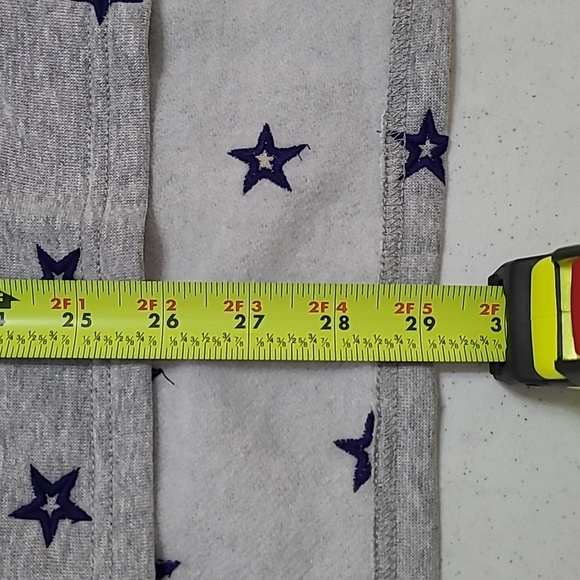 NWT Liv Casual LSU Tigers Grey Hooded Sweatshirt with Navy Blue Stars size XL - Picture 8 of 8